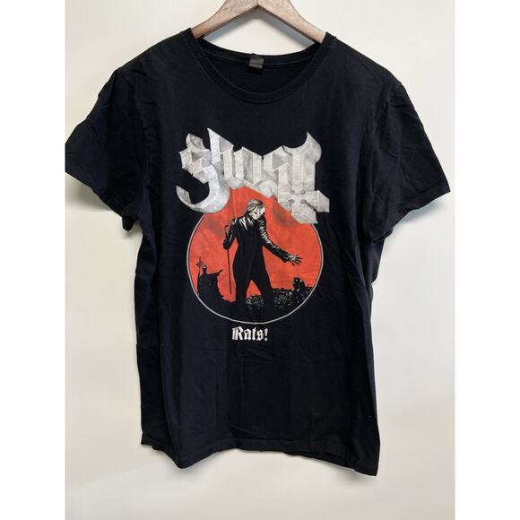 Lot Of 3 Band Tees T-shirts Large Ghost Slipknot Metal Music Punk Goth Black - Picture 16 of 16